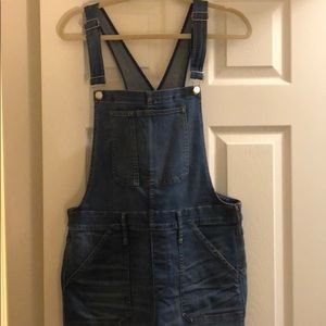 Madewell denim overalls worn once